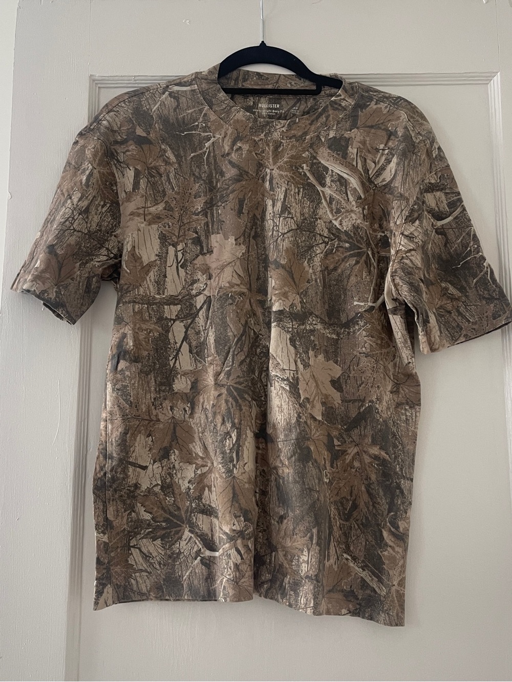 Hollister Realtree Camo HEAVYWEIGHT Short Sleeve Tee - Brown/Tan/Green - Picture 4 of 5